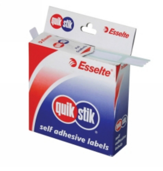 Picture of LABEL QUIK STIK DISP 19X63 WHITE