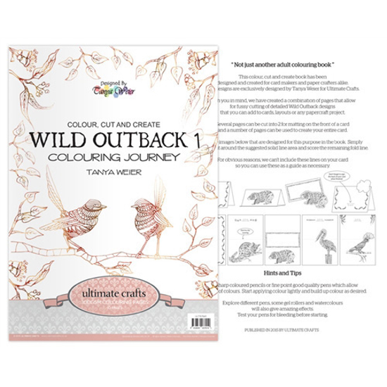 Picture of WILD OUTBACK 1 - COLOUR, CUT & CREATE COLOURING PAGES