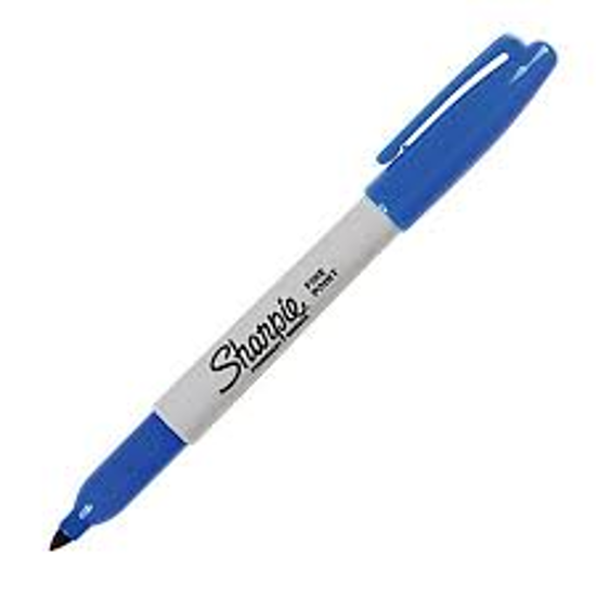 Picture of SHARPIE PERMANENT MARKER FINE POINT BLUE