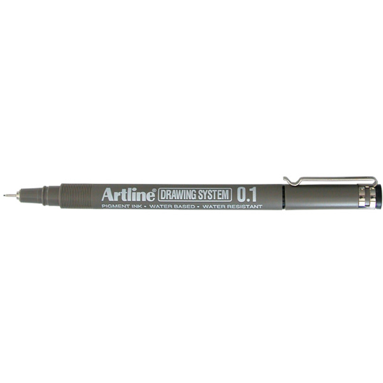 Picture of PEN ARTLINE DRAWING SYSTEM 231 0.1MM BLA