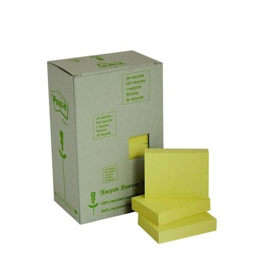 Picture of POST- IT NOTES 653-RTY 38X51MM 100 RECY YELLOW