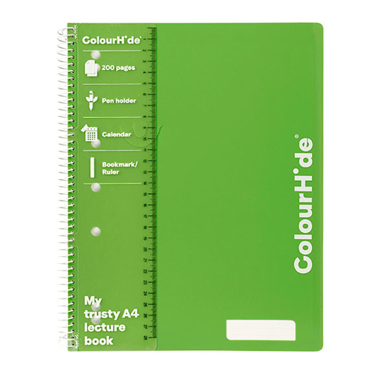 Picture of NOTE BOOK A4 200PG GREEN