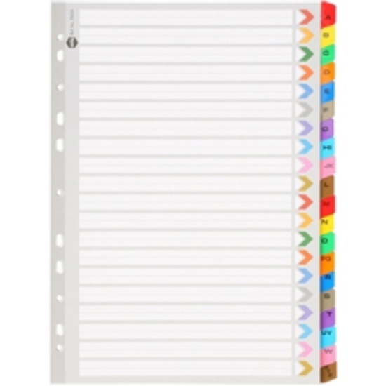 Picture of MARBIG A-Z COLOURED DIVIDER TABS