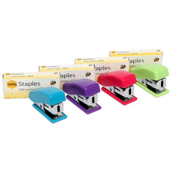 Picture of MARBIG MINI STAPLER & STAPLES