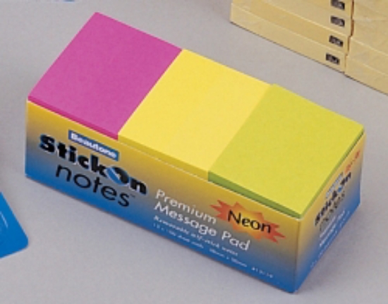 Picture of BEAUTONE STICKON NOTES PREMIUM MESSAGE PAD NEON