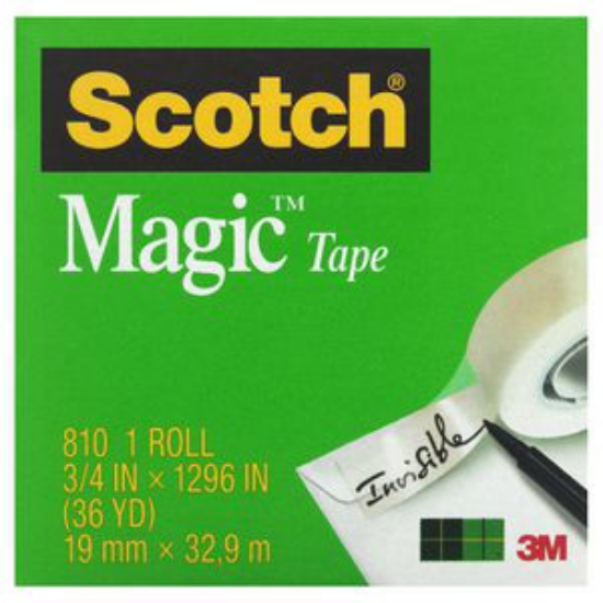 Picture of SCOTCH MAGIC TAPE 19MM X 32.9M 810