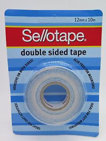 Picture of TAPE DOUBLE SIDED SELLOTAPE NO.104 12MMX10M