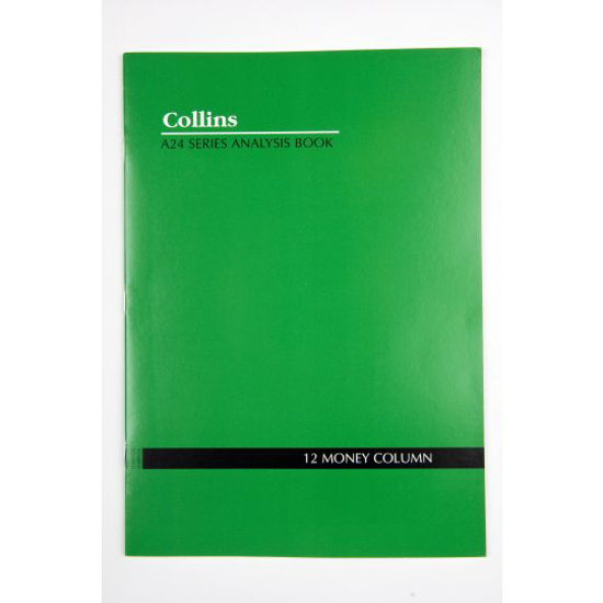 Picture of ACCOUNT BOOK COLLINS A24 12 MONEY COLUMN