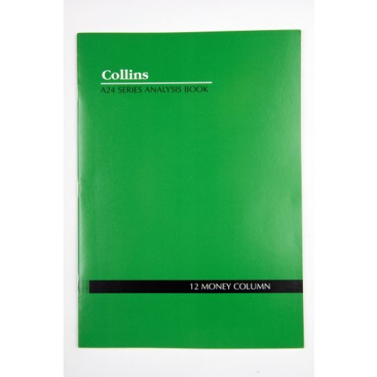 Picture of ACCOUNT BOOK COLLINS A24 12 MONEY COLUMN