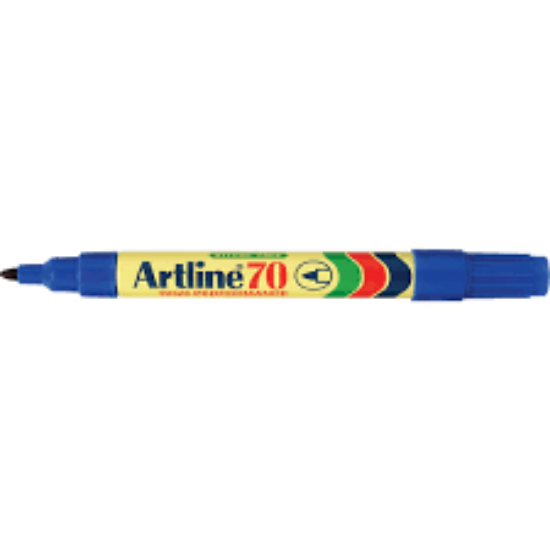 Picture of MARKER ARTLINE 70 PERMANENT 1.5MM BULLET BLUE