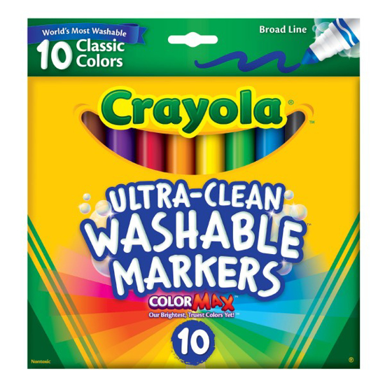 Picture of MARKER CRAYOLA ULTRA CLEAN WASHABLE BROA