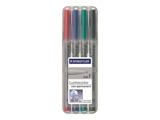 Picture of MARKER OHP STAEDTLER 316 WATER SOL F ASS