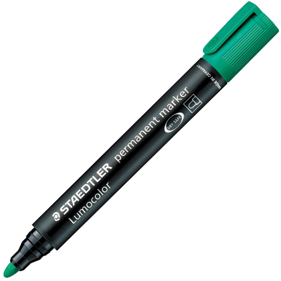 Picture of MARKER STAEDTLER 350-5 PERM CHISEL GREEN