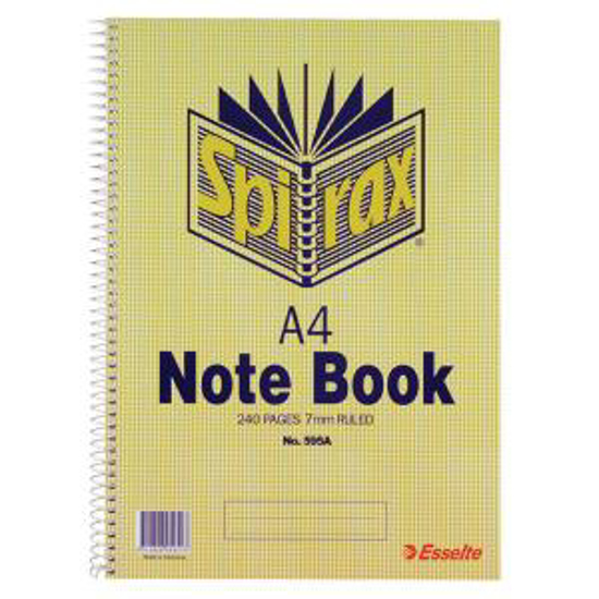 Picture of NOTEBOOK SPIRAX A4 595A 240 PAGES