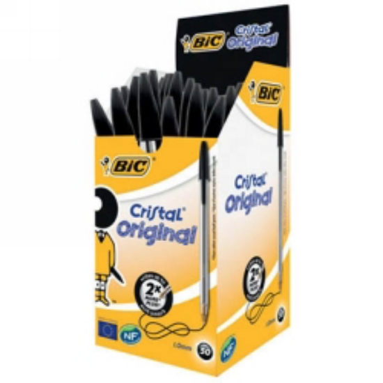 Picture of PEN BIC BP CRISTAL MED BLACK