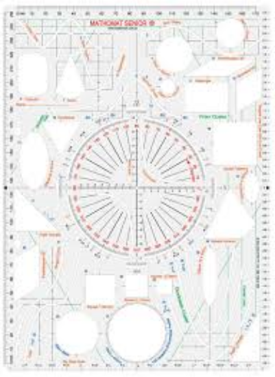 Picture of STENCIL TEMPLATE MATHOMAT SENIOR YRS 10-12