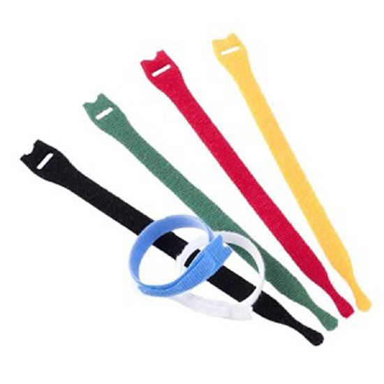 Picture of VELCRO CABLE TIES REUSABLE ASST COLS PK5