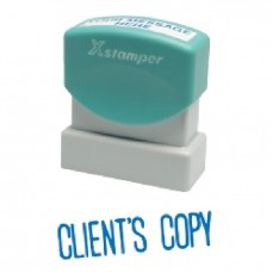 Picture of X-STAMPER 1138 CLIENTS COPY BLUE