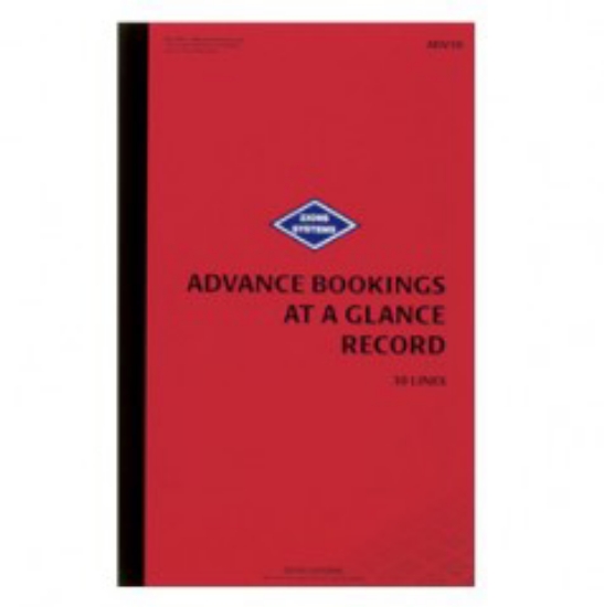 Picture of ADVANCE BOOKINGS AT A GLANCE ZIONS ADV30