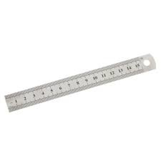 Picture of STAINLESS STEEL 15CM/6 INCH RULER