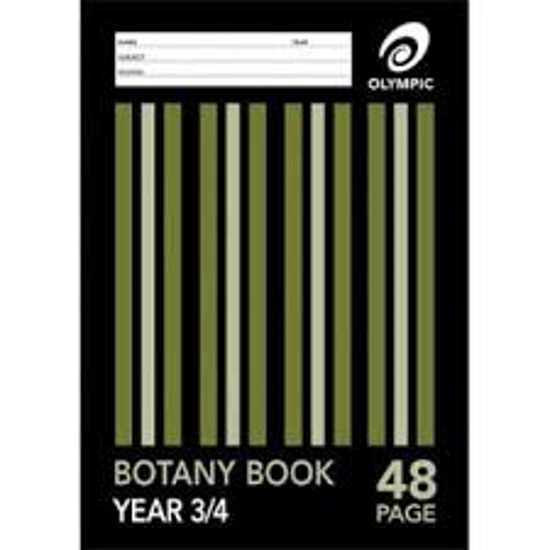 Picture of BOTANY BOOK OLYMPIC A4 YEAR 3/4 48PAGE