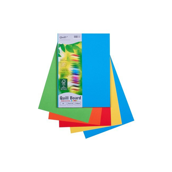 Picture of CARDBOARD QUILL A4 XL BRIGHTS 210GSM PK5