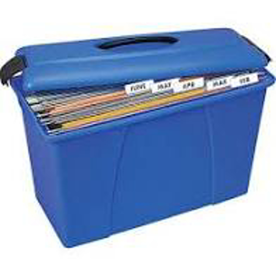 Picture of CARRY CASE CRYSTALFILE BLUE