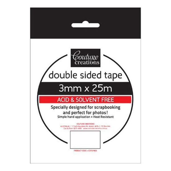 Picture of COUTURE CREATIONS DOUBLE SIDED TAPE 3MM