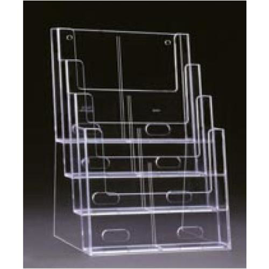 Picture of DEFLECTO A4 4-TIER FREE STAND OR WALL MOUNT