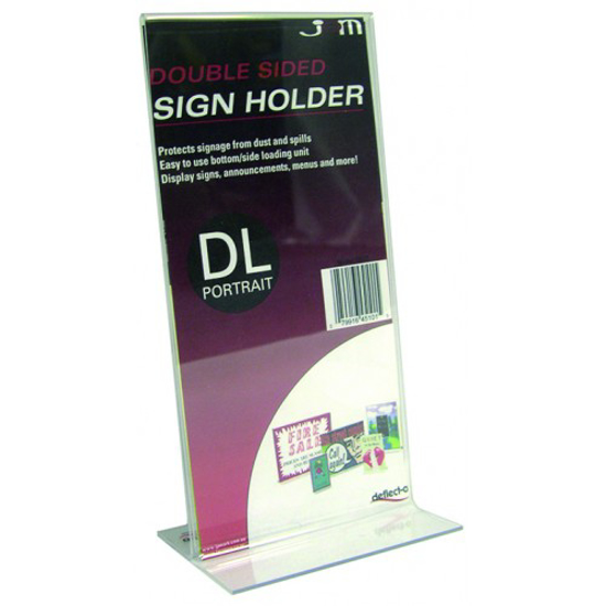 Picture of DEFLECTO DOUBLE SIDED HOLDER DL PORTRAIT