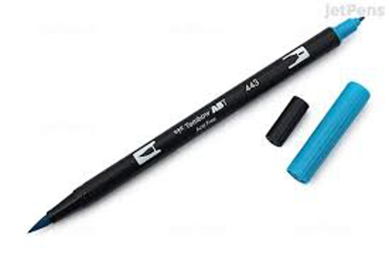 Picture of DUAL BRUSH PEN TOMBOW (ABT) 443 / TURQUOISE