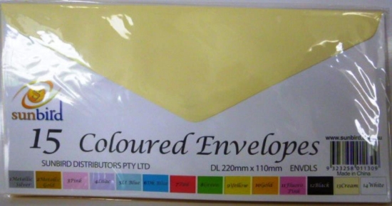 Picture of ENVELOPES DL 220X110mm (15)