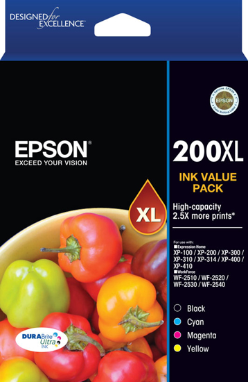 Picture of Epson 200 4 HY Ink Value Pack