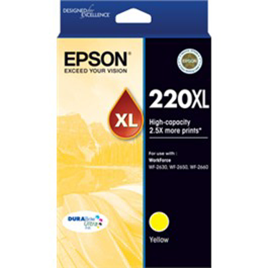 Picture of Epson 220 HY Yellow Ink