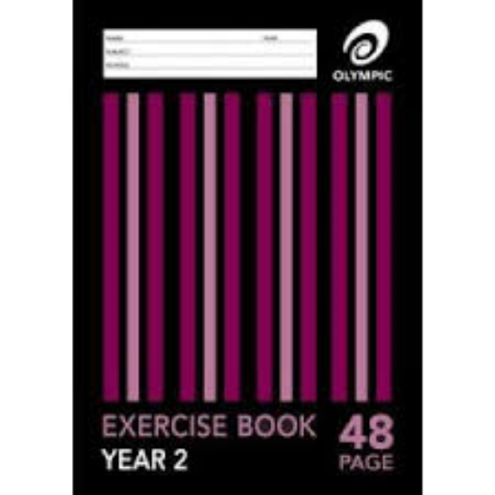 Picture of EXERCISE BOOK OLYMPIC A4 YEAR 2 48PG