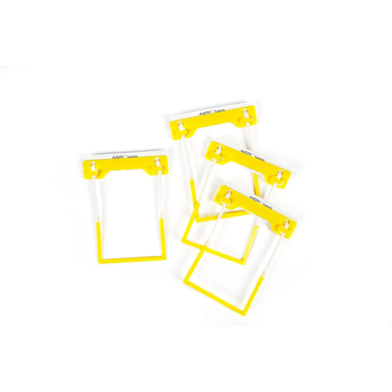 Picture of FILE FASTENER AVERY TUBECLIP YELLOW BX100