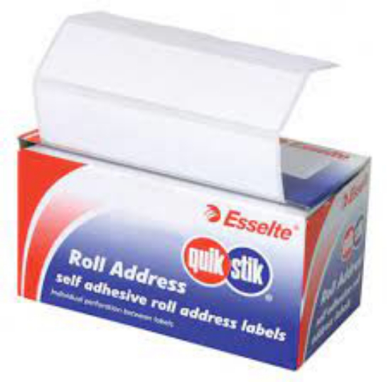 Picture of LABEL QUIK STIK DISP 78X48 ROLL ADDRESS