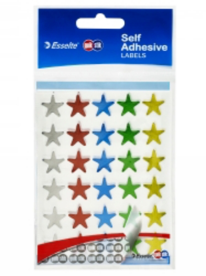 Picture of LABEL QUIK STIK F/P STARS MULTI