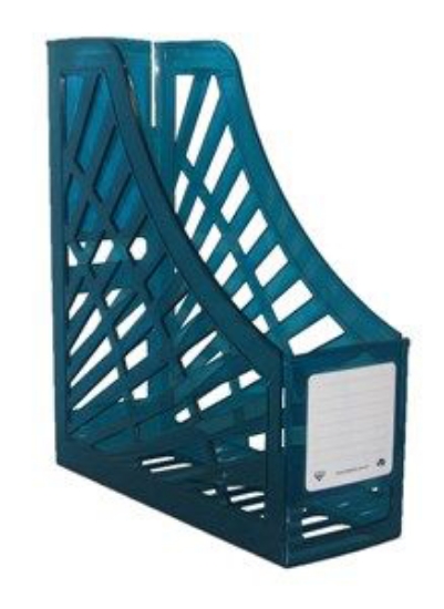 Picture of MAGAZINE HOLDER ITALPLAST TRANSLUCENT BL