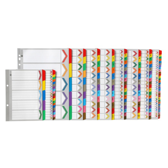 Picture of MARBIG 5 TAB COLOURED DIVIDERS