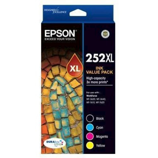 Picture of EPSON 252 4 HY INK VALUE PACK