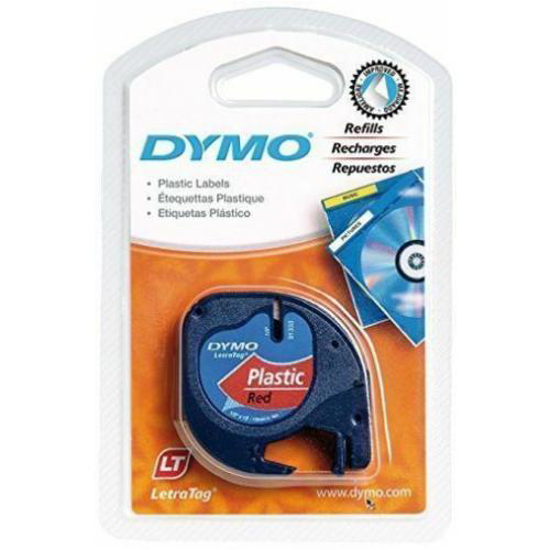 Picture of LETRATAG DYMO TAPE PLASTIC RED