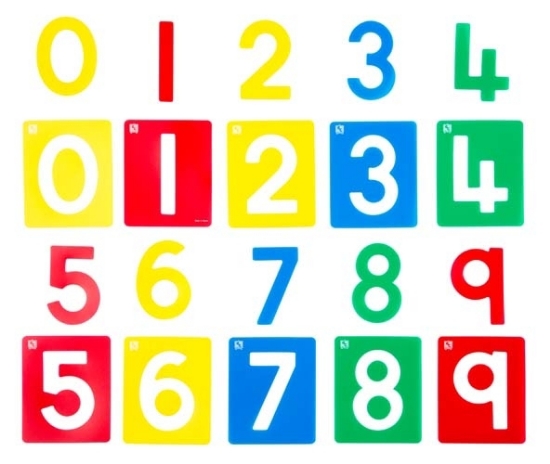 Picture of STENCIL SET EC NUMBERS 0-9 110MM