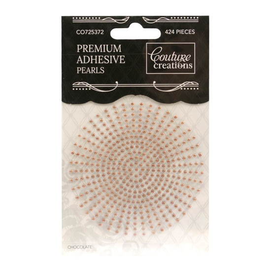 Picture of CHOCOLATE 2MM ADHESIVE PEARLS