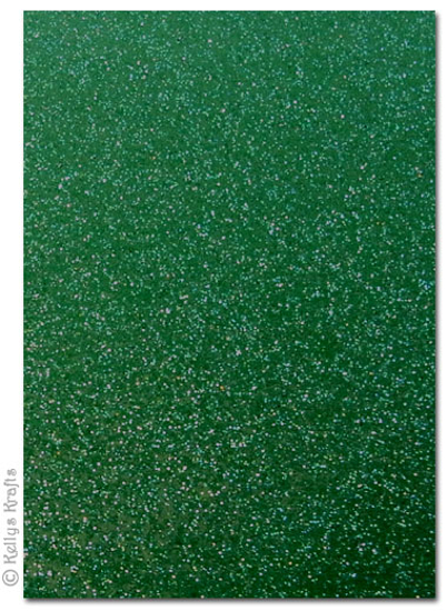 Picture of A4 GLITTER CARD FOREST GREEN