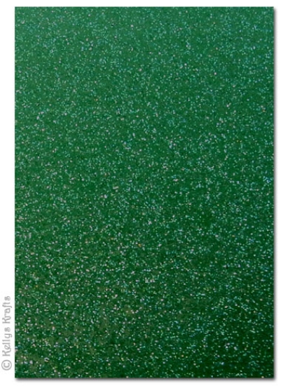 Picture of A4 GLITTER CARD FOREST GREEN