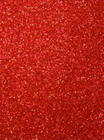 Picture of A4 GLITTER CARD RED