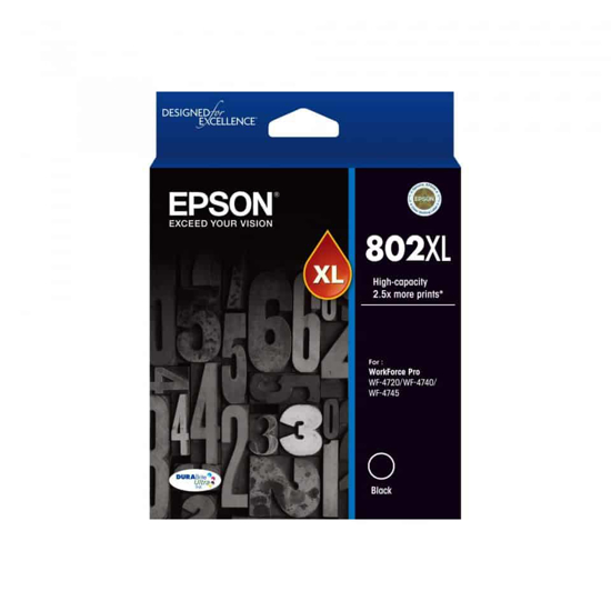 Picture of EPSON 802 BLACK XL INK CART
