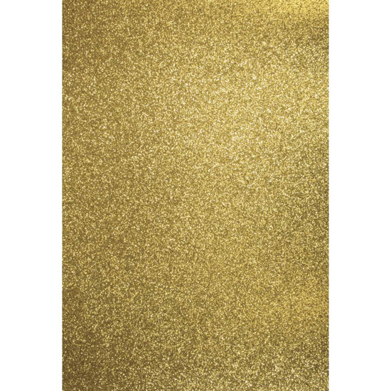 Picture of A4 GLITTER CARD GOLD