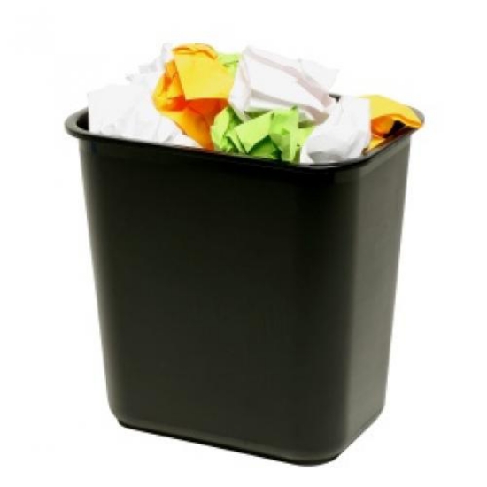 Picture of WASTE BIN MARBIG 12L ENVIRO BLACK